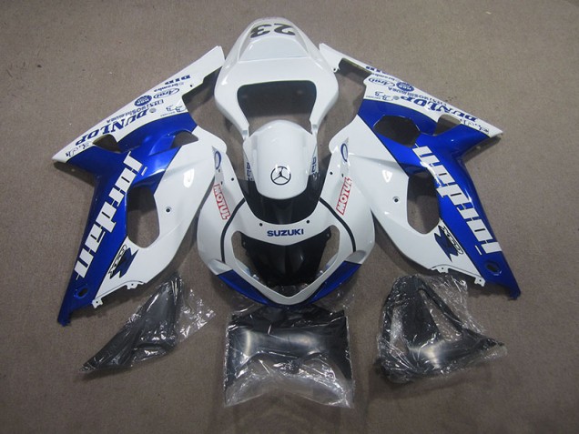 Suzuki GSXR 750 K1 K2 K3 2001-2003 - Weiß Blau Motul Suzuki GSXR 750 K1 K2 K3 2001-2003 - Weiß Blau Motul
