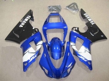 Yamaha R1 1998-1999 - Blau Schwarz Weiß Aufkleber