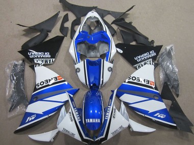 Yamaha R1 2000-2001 - Blau Weiß Blau Weiß ENEOS