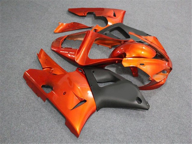 Yamaha R1 2000-2001 - Orange Schwarz Yamaha R1 2000-2001 - Orange Schwarz