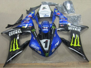 Yamaha R1 2002-2003 - Blauschwarze Gräber 1