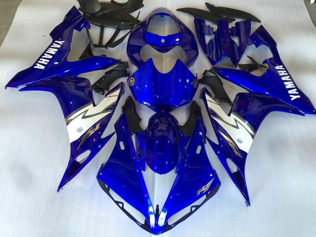 Yamaha R1 2004-2006 - Glänzend Blau Weiß Yamaha R1 2004-2006 - Glänzend Blau Weiß