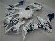 Yamaha R1 2004-2006 - Weiß Blau Flamme Yamaha R1 2004-2006 - Weiß Blau Flamme