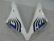Yamaha R1 2004-2006 - Weiß Blau Flamme Yamaha R1 2004-2006 - Weiß Blau Flamme