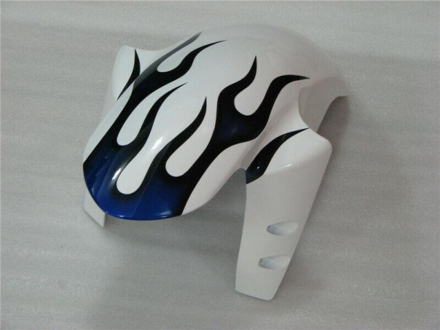 Yamaha R1 2004-2006 - Weiß Blau Flamme Yamaha R1 2004-2006 - Weiß Blau Flamme