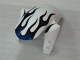 Yamaha R1 2004-2006 - Weiß Blau Flamme Yamaha R1 2004-2006 - Weiß Blau Flamme