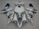 Yamaha R1 2004-2006 - Weiß Blau Flamme Yamaha R1 2004-2006 - Weiß Blau Flamme
