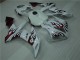 Yamaha R1 2004-2006 - Weiß Rot Flamme Yamaha R1 2004-2006 - Weiß Rot Flamme