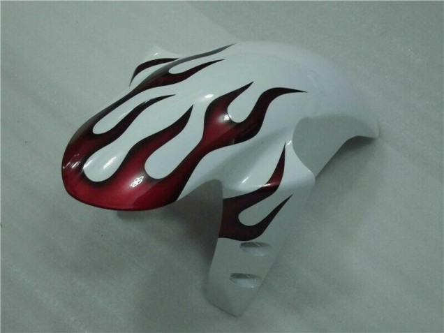 Yamaha R1 2004-2006 - Weiß Rot Flamme Yamaha R1 2004-2006 - Weiß Rot Flamme