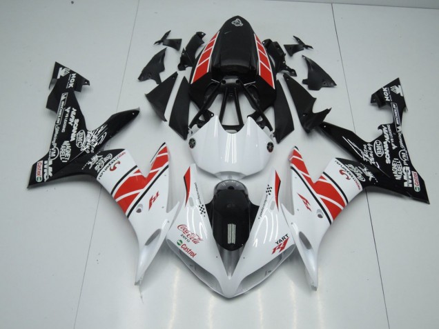Yamaha R1 2004-2006 - Weiß Schwarz Aufkleber Yamaha R1 2004-2006 - Weiß Schwarz Aufkleber