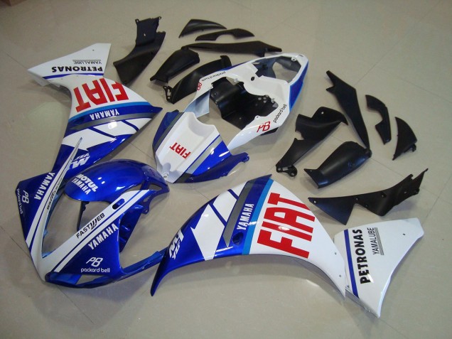 Yamaha R1 2009-2011 - Blau Weiß Fiat Yamaha R1 2009-2011 - Blau Weiß Fiat