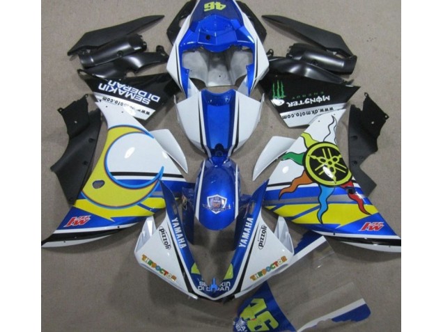 Yamaha R1 2009-2011 - Blau Weiß Gelb 46 Yamaha R1 2009-2011 - Blau Weiß Gelb 46