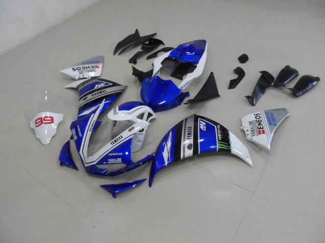 Yamaha R1 2009-2011 - Blau Weiß Yamaha R1 2009-2011 - Blau Weiß