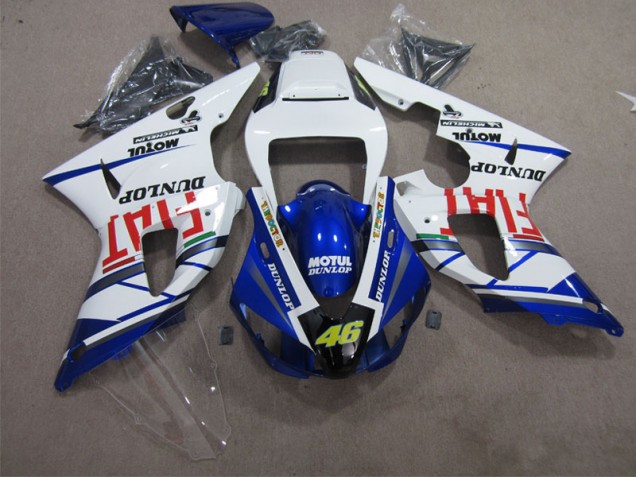 Yamaha R1 2009-2011 - Blau Weiß Motul Dunlop 46 Yamaha R1 2009-2011 - Blau Weiß Motul Dunlop 46
