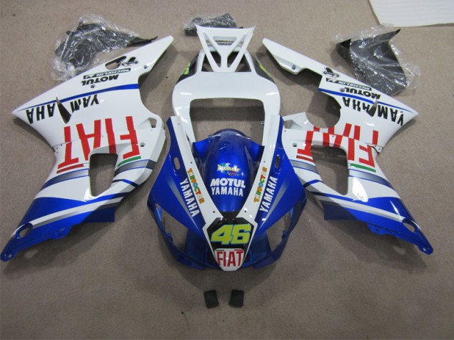 Yamaha R1 2009-2011 - Blau Weiß Motul Dunlop 46