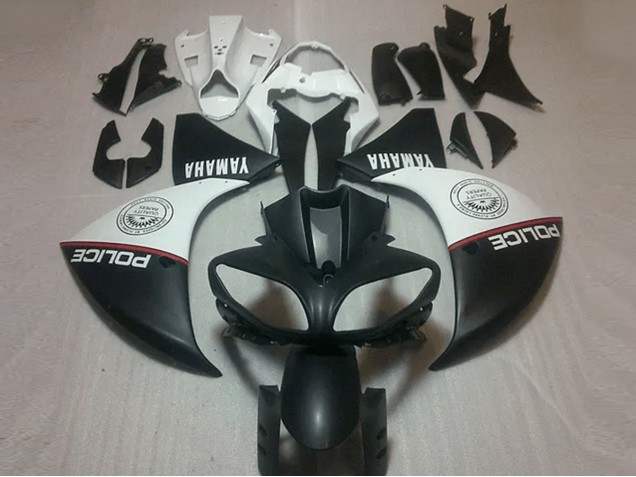 Yamaha R1 2009-2011 - Matt Schwarz Weiß Yamaha R1 2009-2011 - Matt Schwarz Weiß