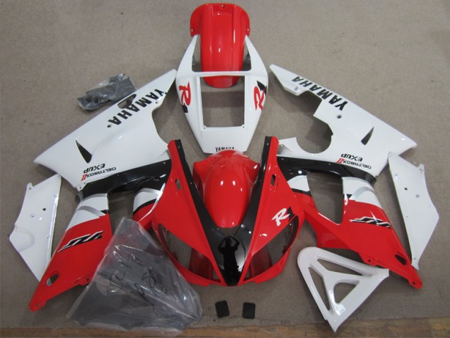 Yamaha R1 2009-2011 - Rot Weiß Schwarz Yamaha R1 2009-2011 - Rot Weiß Schwarz