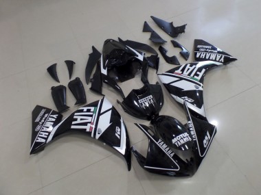 Yamaha R1 2009-2011 - Schwarz Weißer Fiat