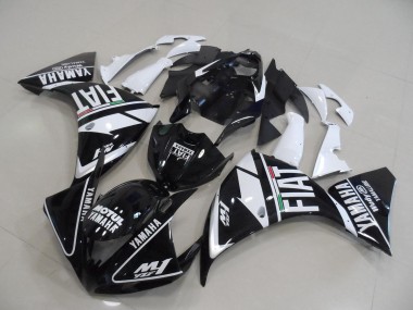 Yamaha R1 2009-2011 - Schwarz Weißer Fiat