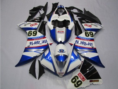Yamaha R1 2009-2011 - Weiß Blau Sterilgarda SCALZ 69