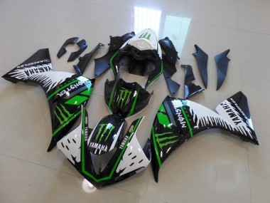 Yamaha R1 2009-2011 - Weiß Grün Big Monster