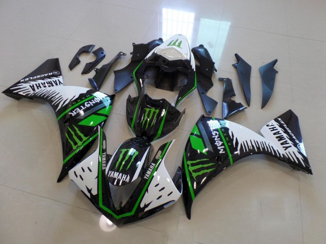 Yamaha R1 2009-2011 - Weiß Grün Big Monster Yamaha R1 2009-2011 - Weiß Grün Big Monster