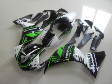 Yamaha R1 2009-2011 - Weiß Grün Monster