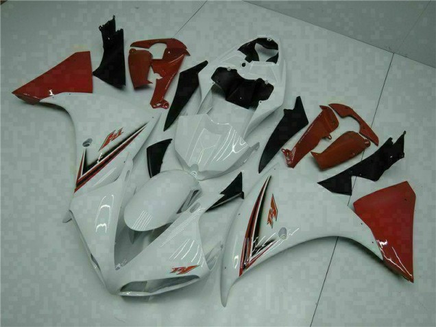 Yamaha R1 2009-2011 - Weiß Rot Yamaha R1 2009-2011 - Weiß Rot