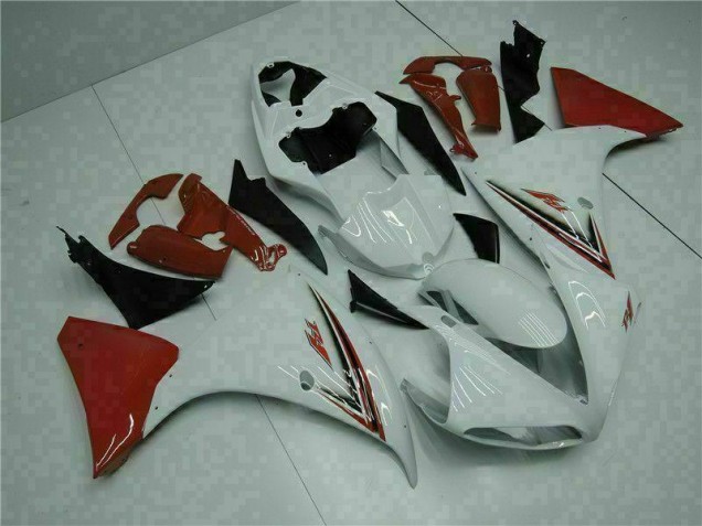 Yamaha R1 2009-2011 - Weiß Rot Yamaha R1 2009-2011 - Weiß Rot
