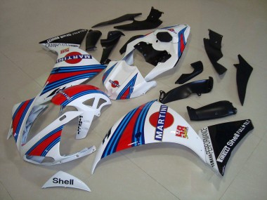 Yamaha R1 2009-2011 - Weiß Schwarz Martini