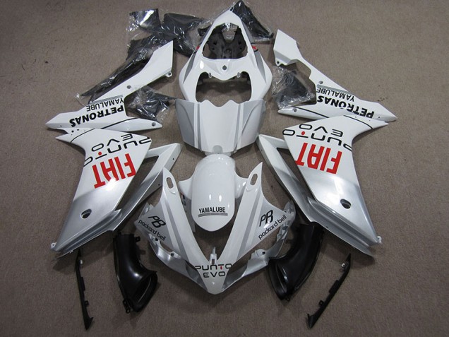 Yamaha R1 2009-2011 - Weiß Schwarz PB Rot Fiat Yamaha R1 2009-2011 - Weiß Schwarz PB Rot Fiat
