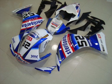 Yamaha R1 2009-2011 - Weiß Schwarz Sterilgarda