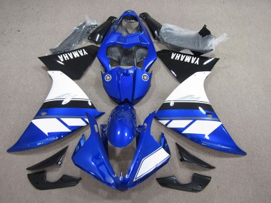 Yamaha R1 2012-2014 - Blau Schwarz Weiß