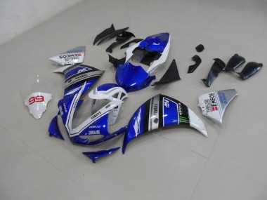 Yamaha R1 2012-2014 - Blau Weiß