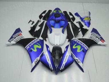Yamaha R1 2012-2014 - Blau Weiß Schwarz