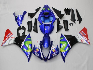 Yamaha R1 2012-2014 - Blau Weiß Schwarz Rot