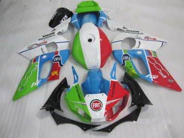 Yamaha R6 1998-2002 - Blau Rot Fiat Kastinee