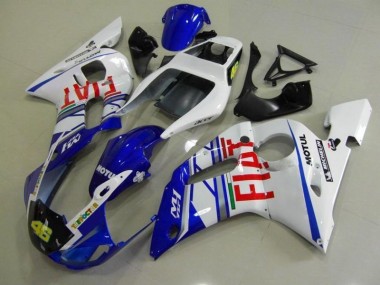 Yamaha R6 1998-2002 - Blau Weiß Fiat