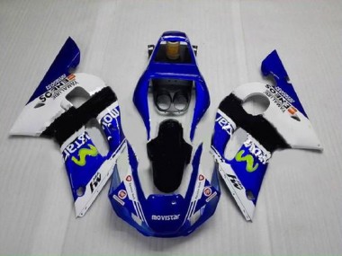 Yamaha R6 1998-2002 - BlauGrün Weiß