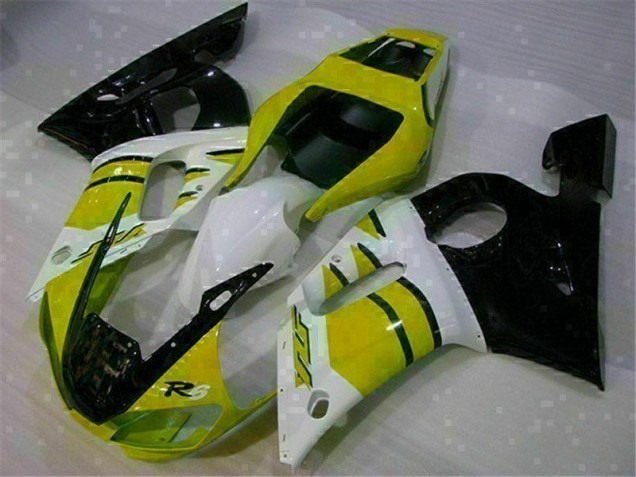 Yamaha R6 1998-2002 - Gelb Weiß Yamaha R6 1998-2002 - Gelb Weiß
