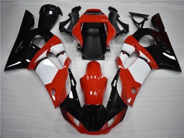 Yamaha R6 1998-2002 - Schwarz Weiß