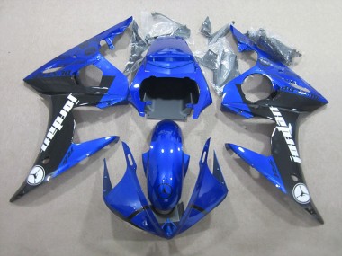 Yamaha R6 2003-2005 - Blau Schwarz