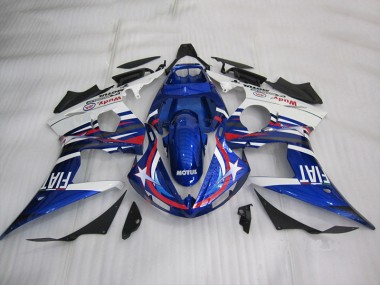 Yamaha R6 2003-2005 - Blau Weiß Motul Fiat
