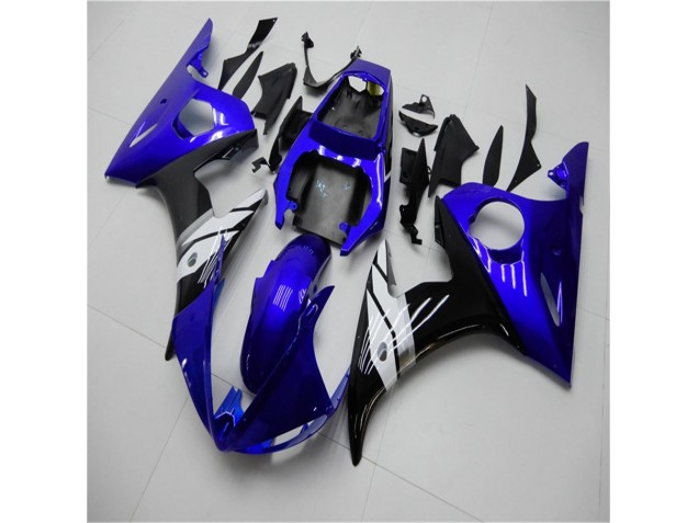 Yamaha R6 2003-2005 - Blau Weiß Schwarz Yamaha R6 2003-2005 - Blau Weiß Schwarz