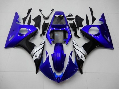 Yamaha R6 2003-2005 - Blau Weiß Schwarz