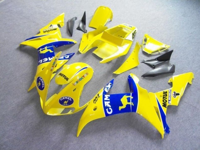 Yamaha R6 2003-2005 - Gelb Blau Motul Camel Yamaha R6 2003-2005 - Gelb Blau Motul Camel