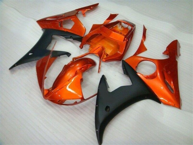 Yamaha R6 2003-2005 - Orange Schwarz Yamaha R6 2003-2005 - Orange Schwarz