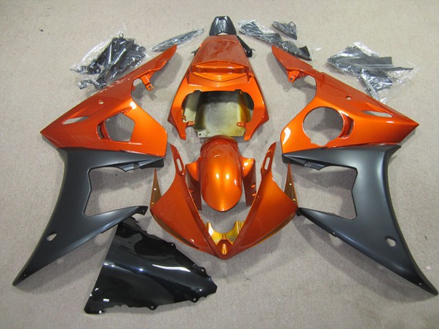 Yamaha R6 2003-2005 - Orange Schwarz Yamaha R6 2003-2005 - Orange Schwarz