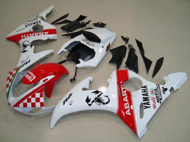 Yamaha R6 2003-2005 - Rot Weiß Yamaha R6 2003-2005 - Rot Weiß