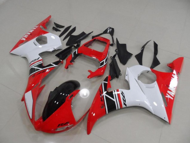 Yamaha R6 2003-2005 - Rot Weiß Schwarz Yamaha R6 2003-2005 - Rot Weiß Schwarz